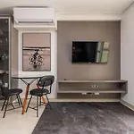 Lounge 22 - Flat Novo No Setor Oeste - Wi-Fi - Garagem - L1107